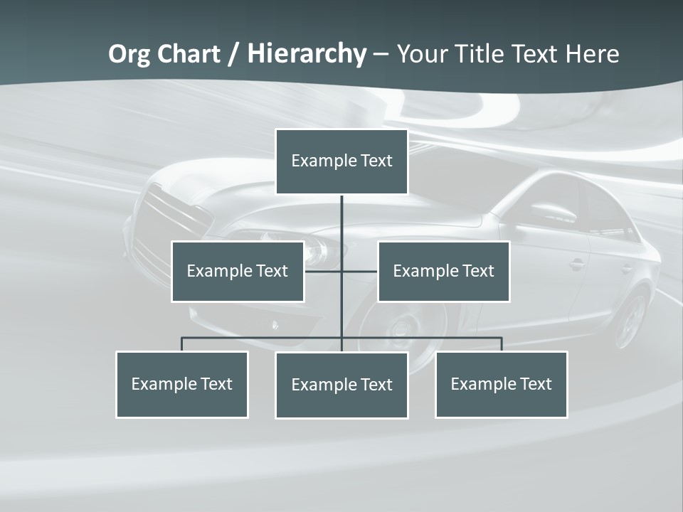 Transport Blur Concept Car PowerPoint Template