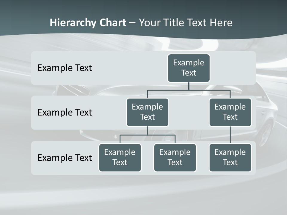 Transport Blur Concept Car PowerPoint Template