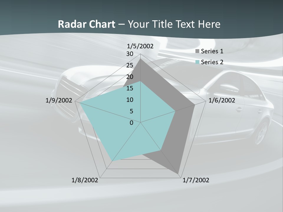 Transport Blur Concept Car PowerPoint Template