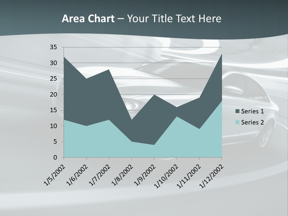Transport Blur Concept Car PowerPoint Template