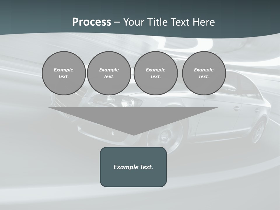 Transport Blur Concept Car PowerPoint Template