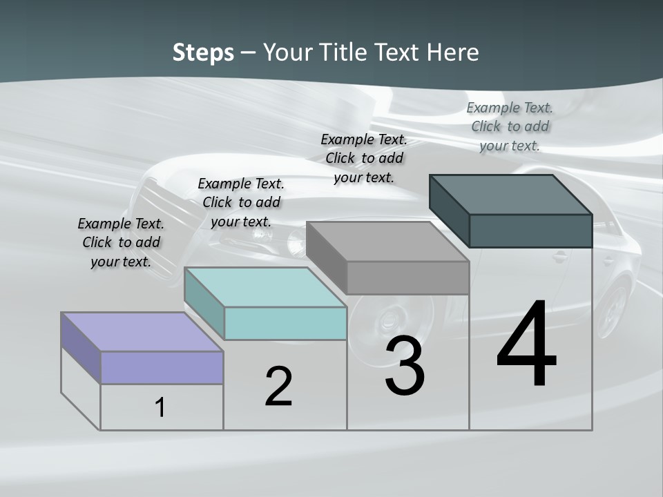 Transport Blur Concept Car PowerPoint Template