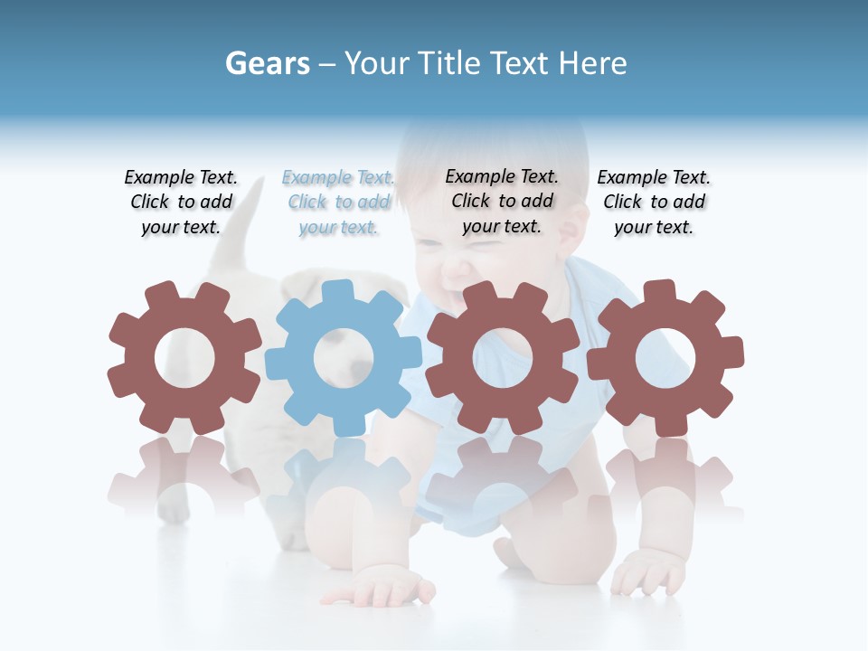 Affectionate Laughing Indoor PowerPoint Template