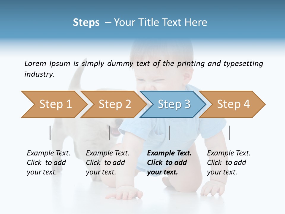 Affectionate Laughing Indoor PowerPoint Template