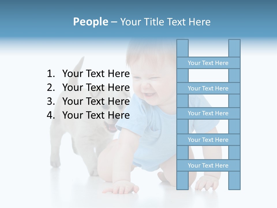 Affectionate Laughing Indoor PowerPoint Template