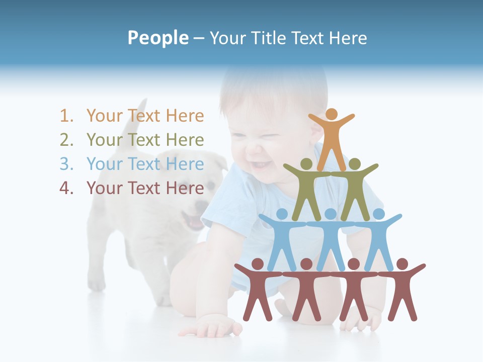 Affectionate Laughing Indoor PowerPoint Template