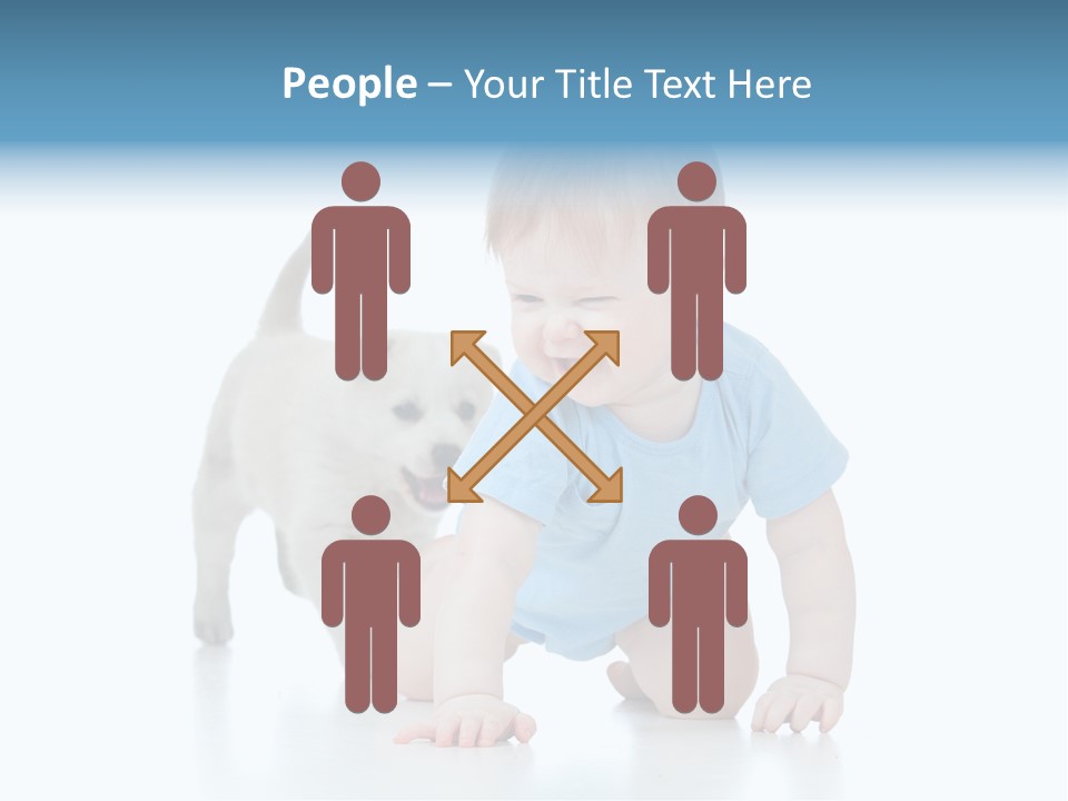 Affectionate Laughing Indoor PowerPoint Template