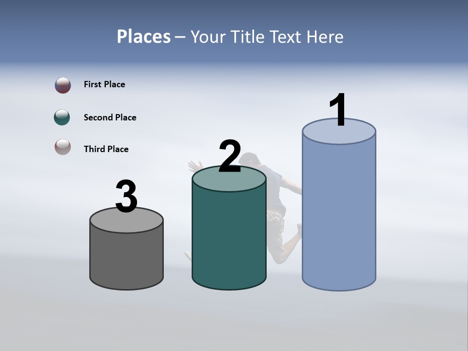 Person Run Youth PowerPoint Template