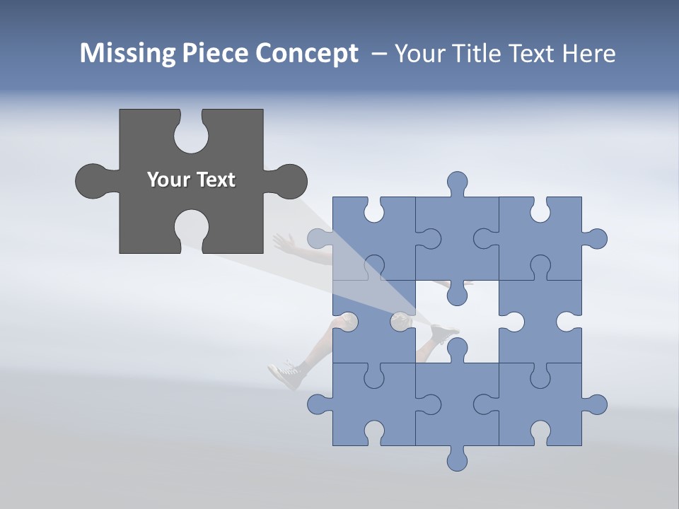 Person Run Youth PowerPoint Template