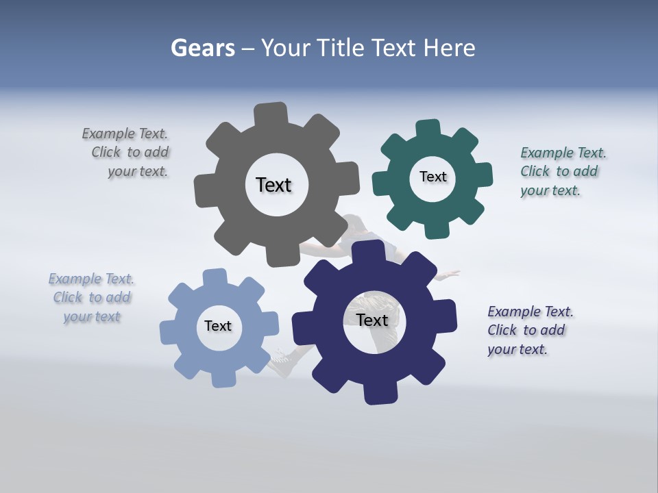 Person Run Youth PowerPoint Template