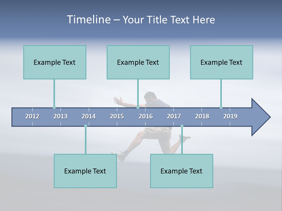 Person Run Youth PowerPoint Template