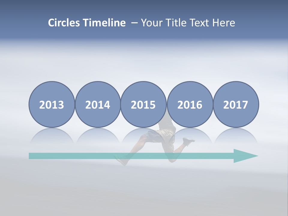 Person Run Youth PowerPoint Template