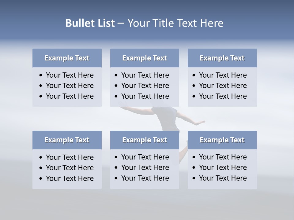 Person Run Youth PowerPoint Template