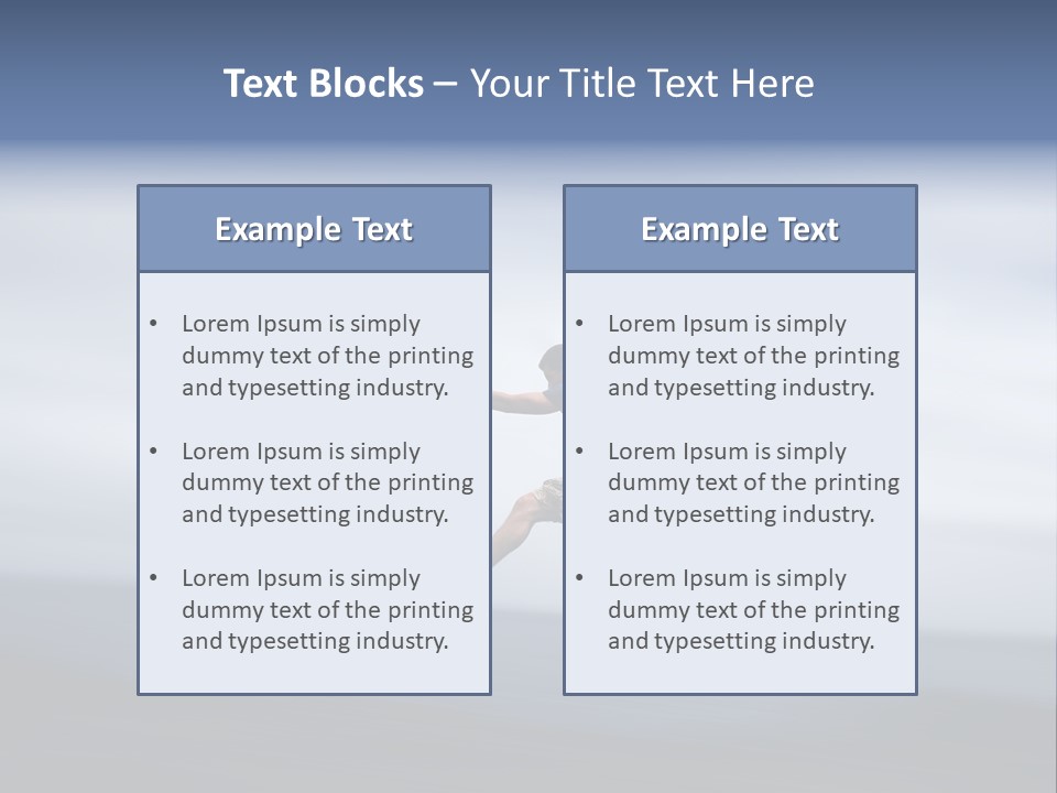 Person Run Youth PowerPoint Template