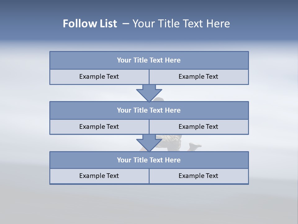 Person Run Youth PowerPoint Template