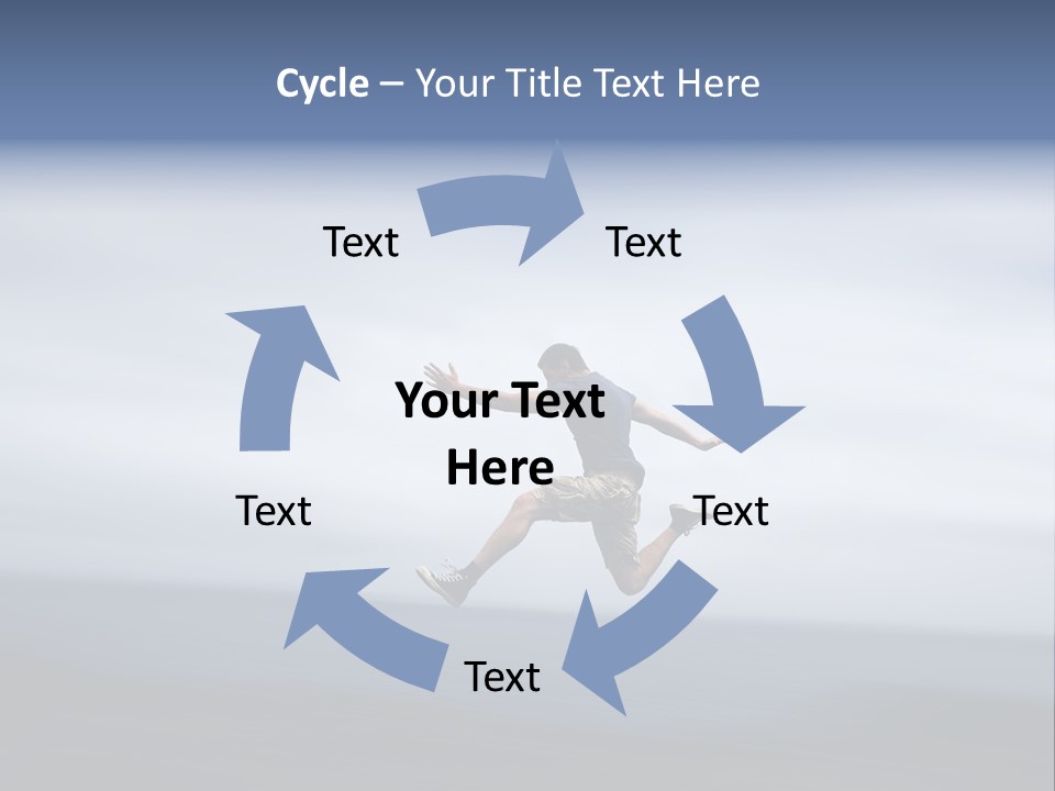 Person Run Youth PowerPoint Template