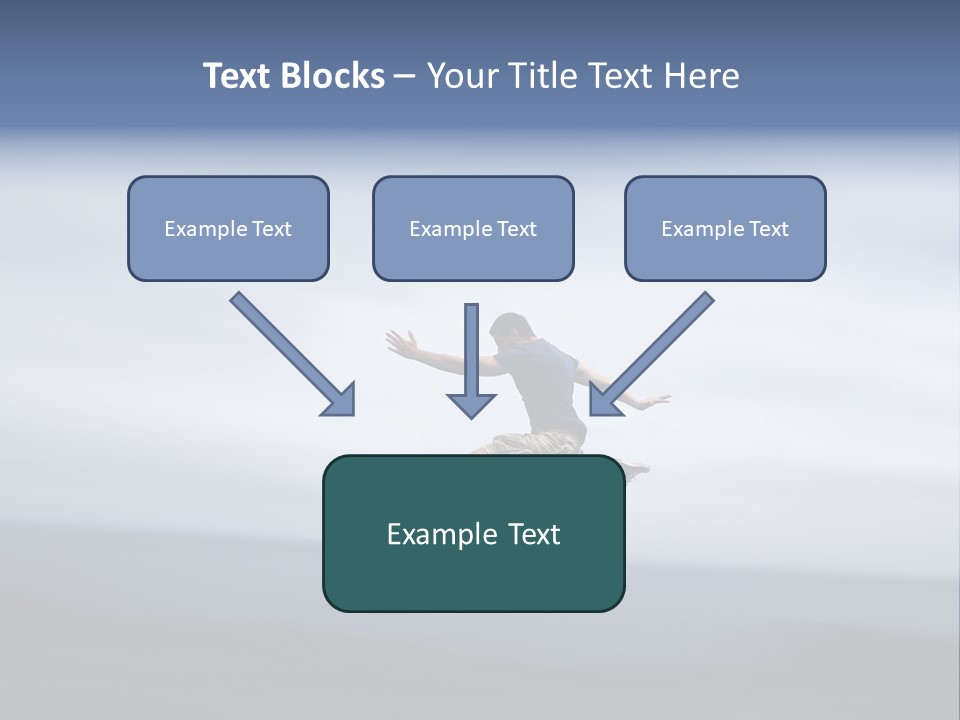 Person Run Youth PowerPoint Template