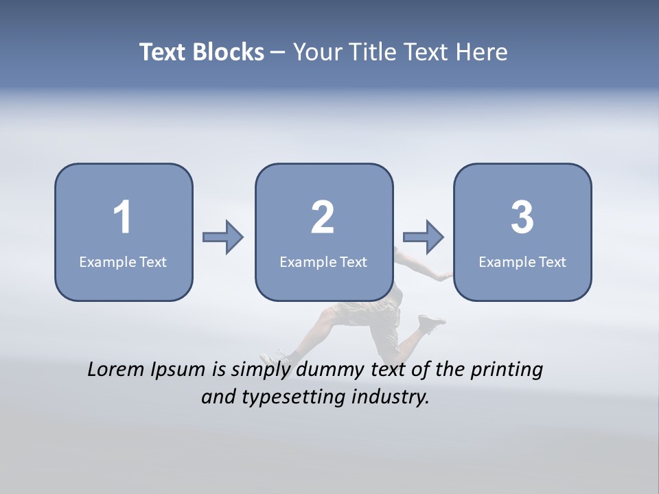 Person Run Youth PowerPoint Template