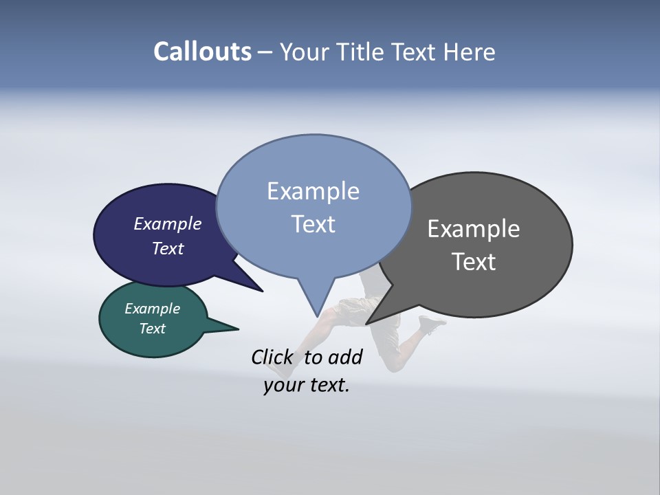 Person Run Youth PowerPoint Template