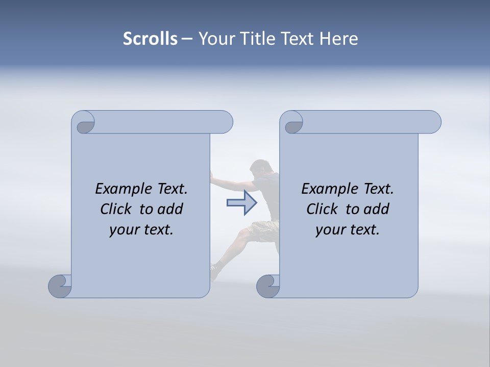 Person Run Youth PowerPoint Template