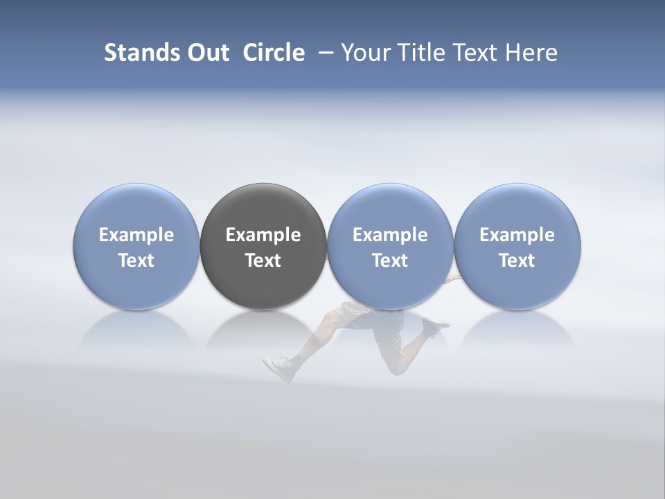 Person Run Youth PowerPoint Template