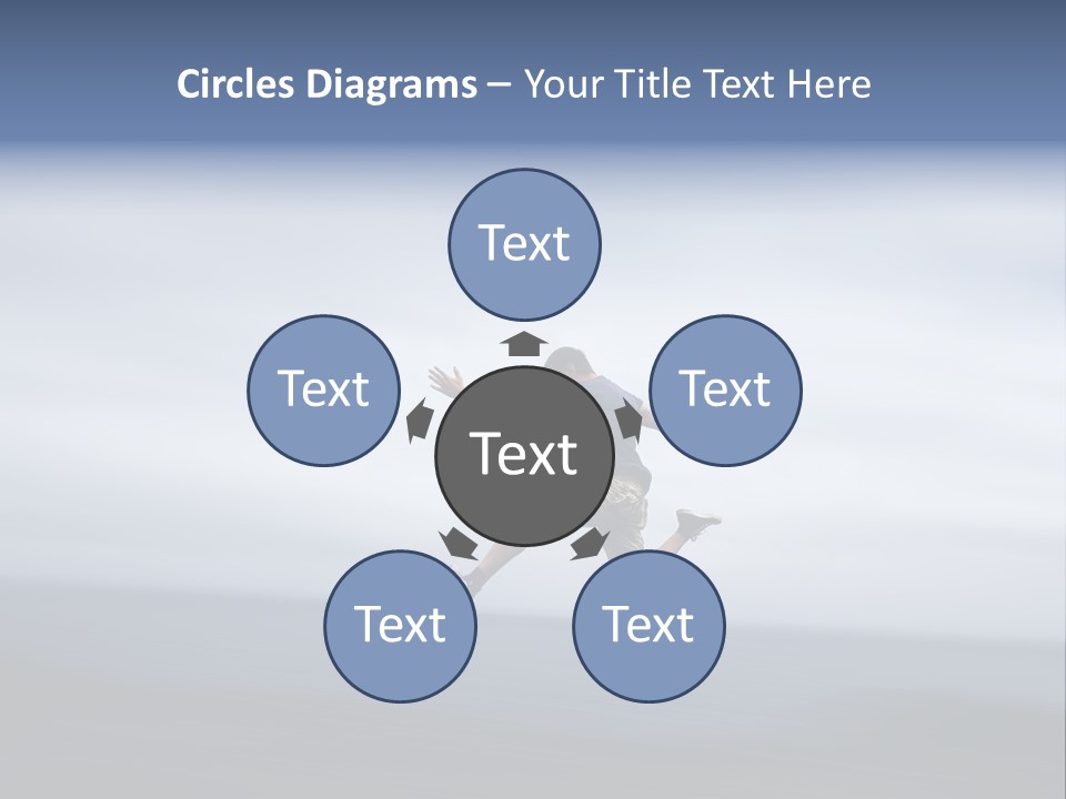 Person Run Youth PowerPoint Template