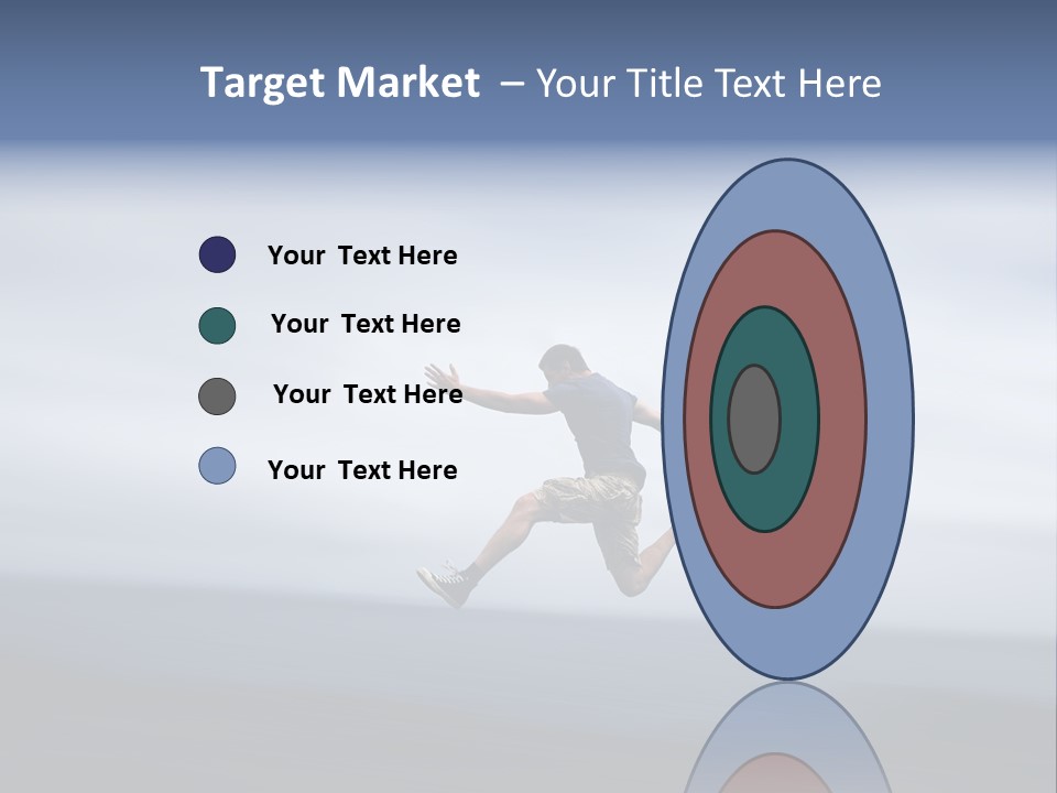 Person Run Youth PowerPoint Template