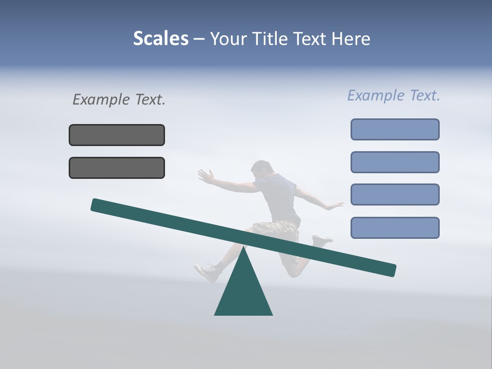 Person Run Youth PowerPoint Template