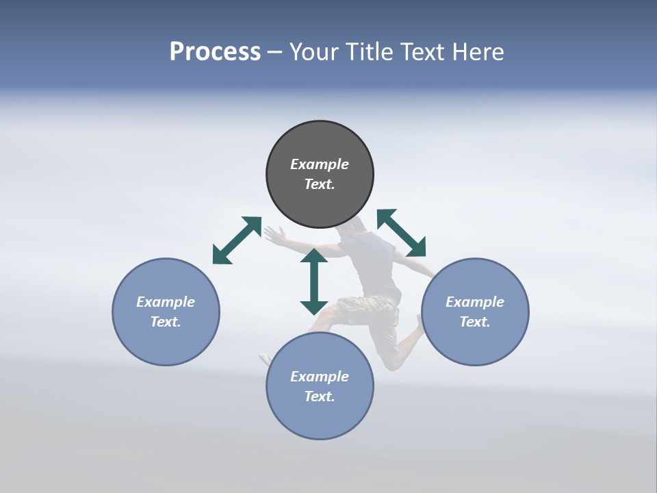 Person Run Youth PowerPoint Template