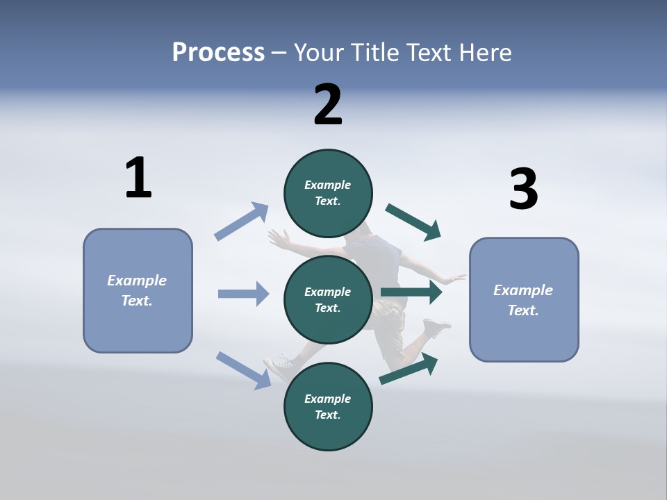 Person Run Youth PowerPoint Template