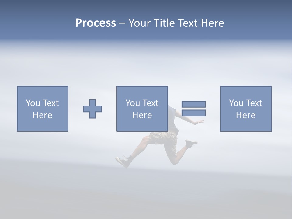 Person Run Youth PowerPoint Template