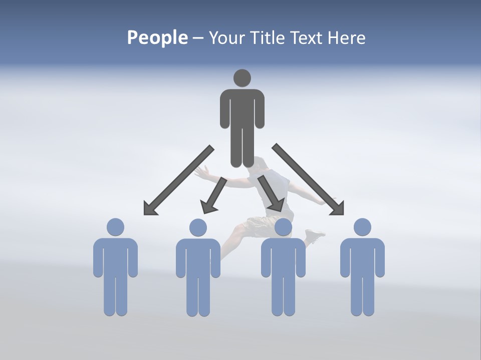 Person Run Youth PowerPoint Template