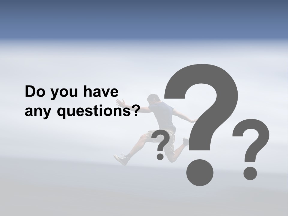 Person Run Youth PowerPoint Template