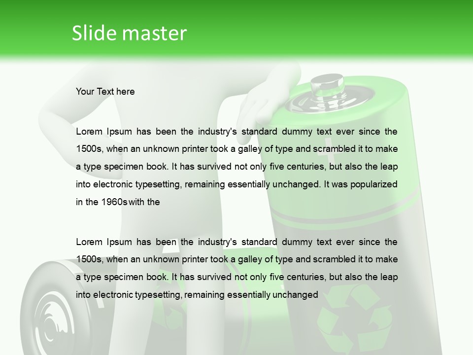 Alkaline Green Concept PowerPoint Template