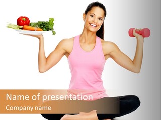 Health Indian Woman PowerPoint Template