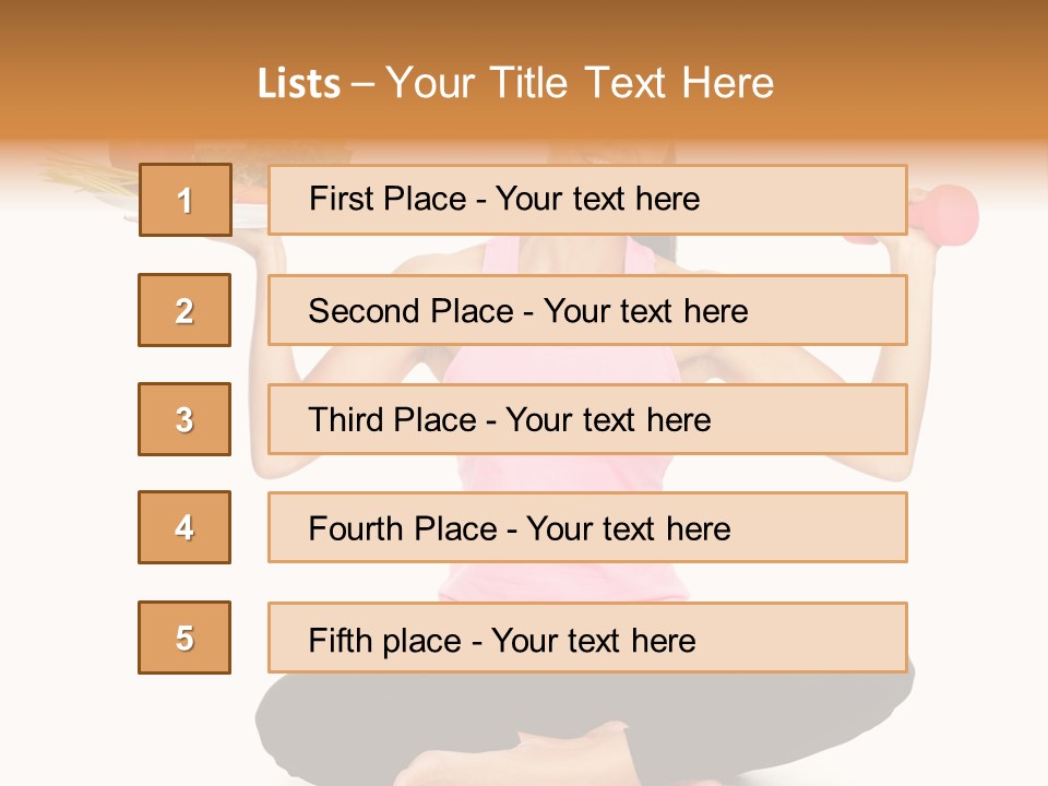 Health Indian Woman PowerPoint Template