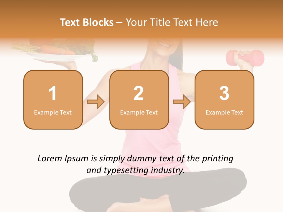 Health Indian Woman PowerPoint Template