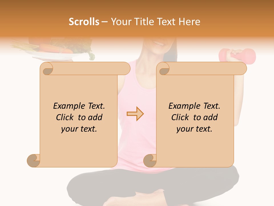 Health Indian Woman PowerPoint Template