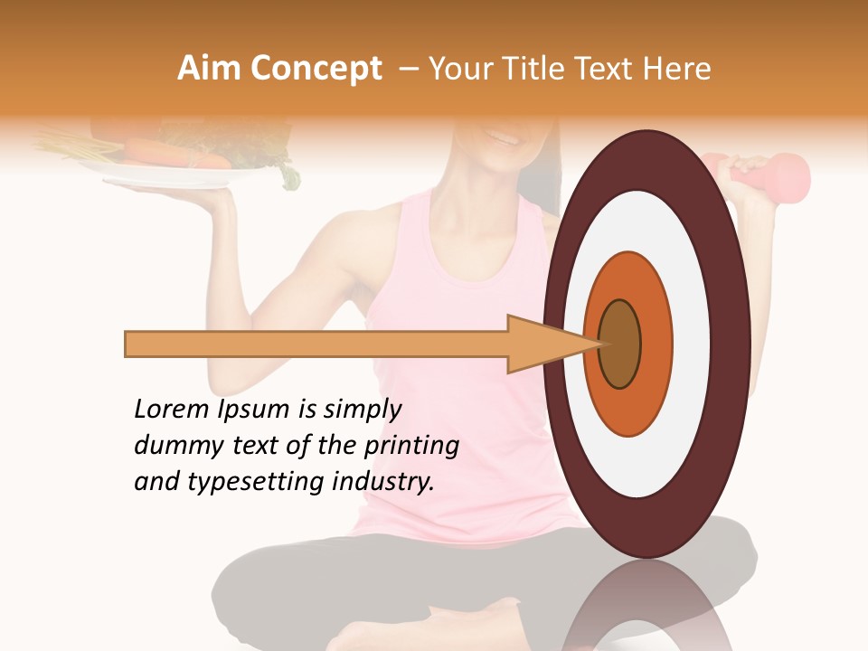 Health Indian Woman PowerPoint Template