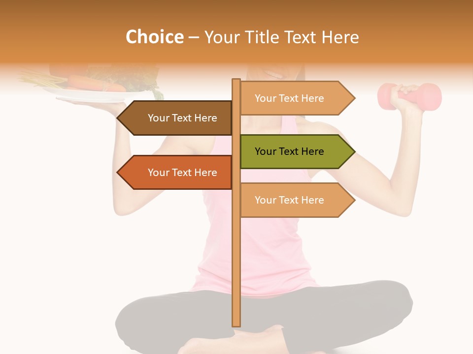 Health Indian Woman PowerPoint Template