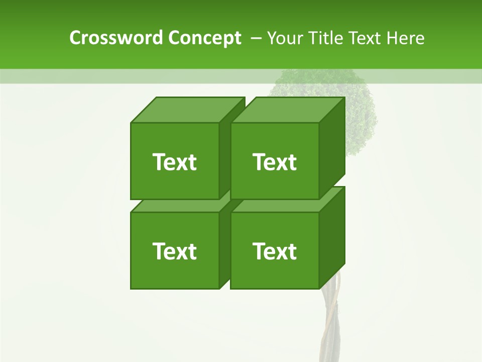Crack Tree Of Life Nature PowerPoint Template