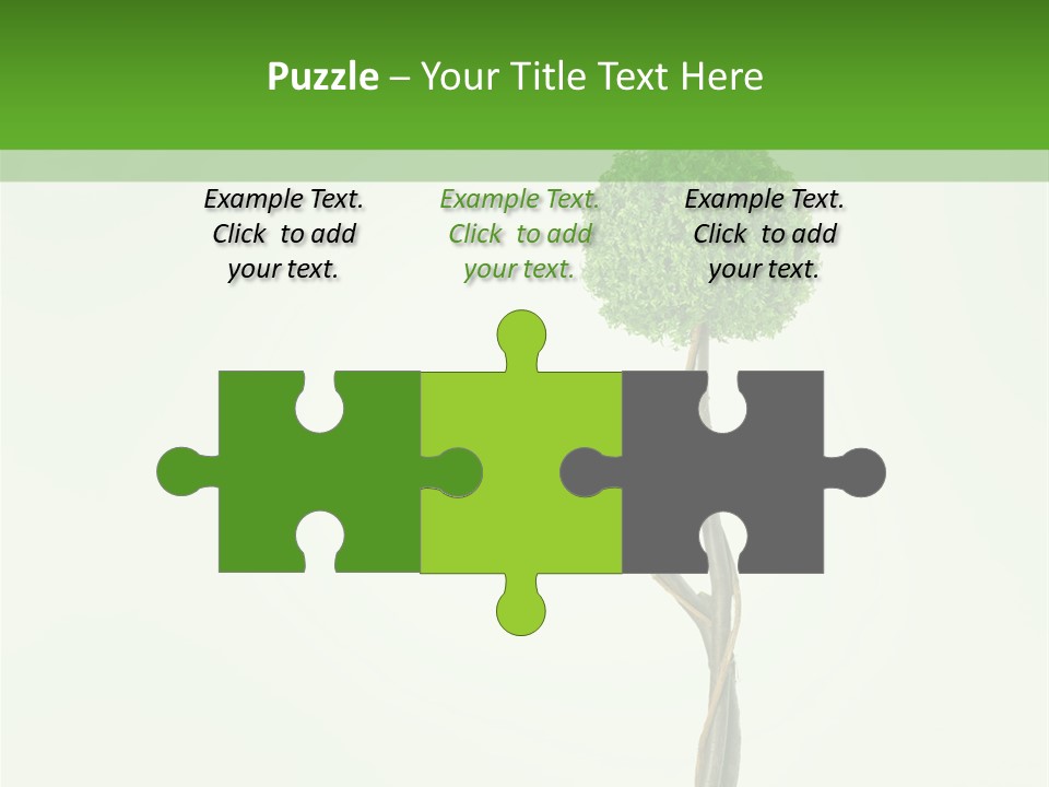 Crack Tree Of Life Nature PowerPoint Template