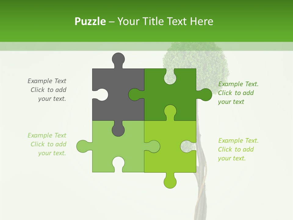 Crack Tree Of Life Nature PowerPoint Template