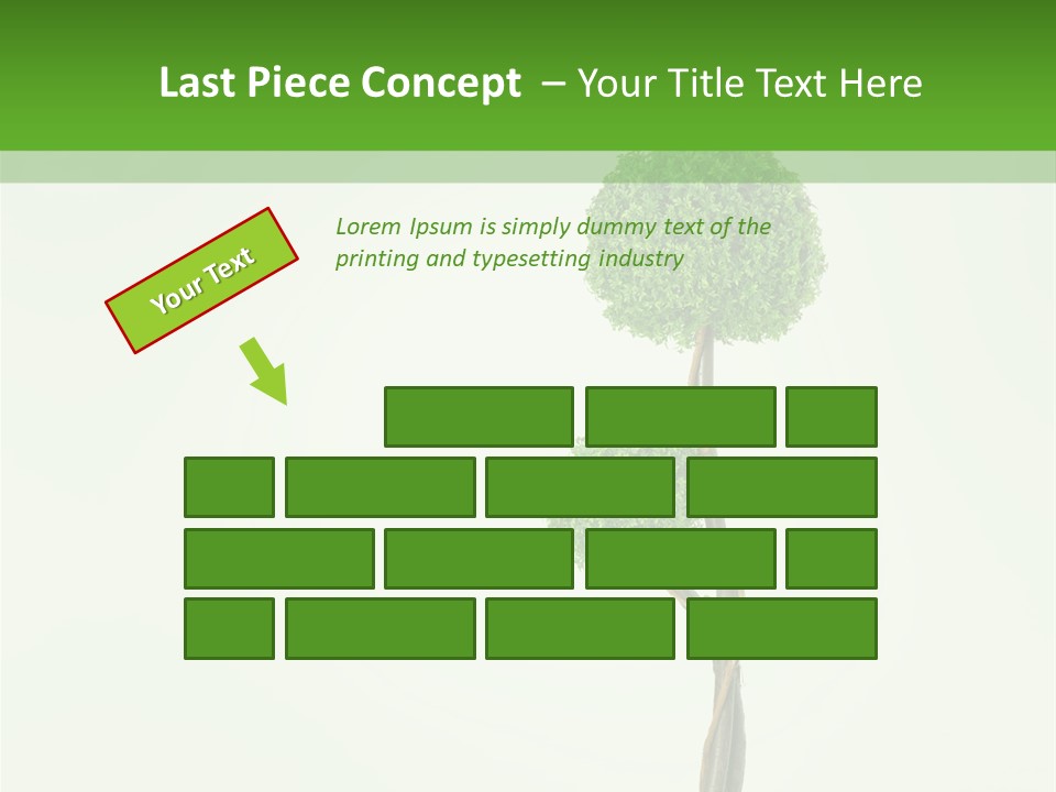 Crack Tree Of Life Nature PowerPoint Template