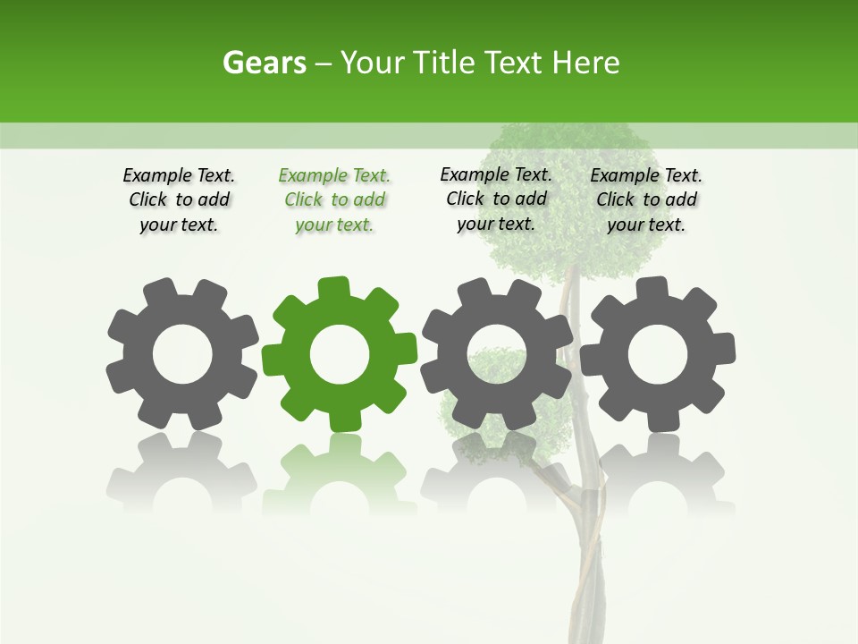 Crack Tree Of Life Nature PowerPoint Template