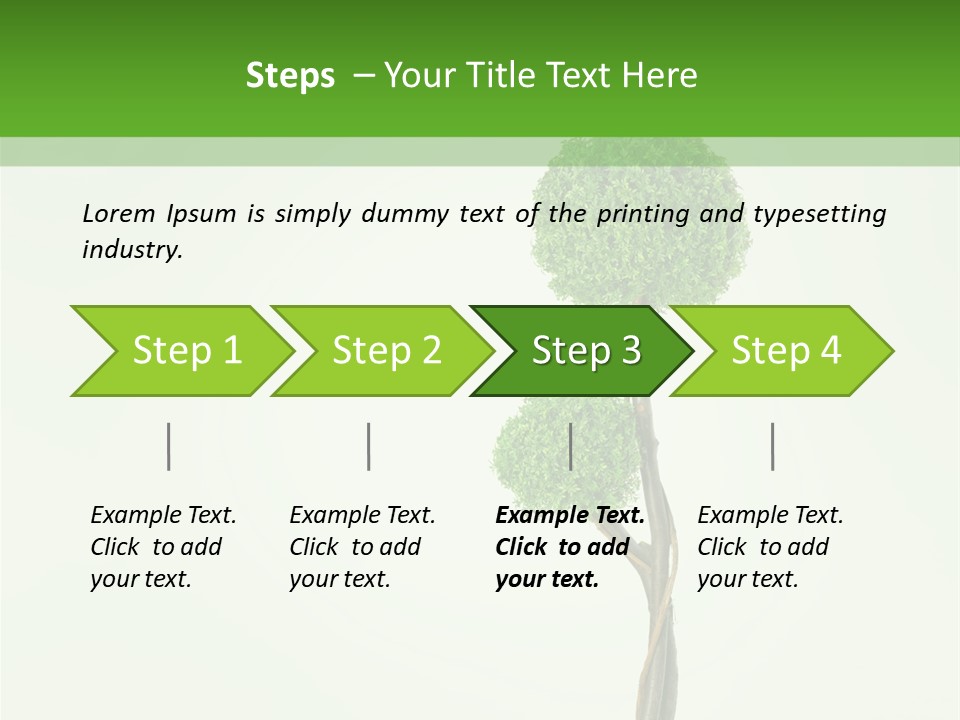 Crack Tree Of Life Nature PowerPoint Template