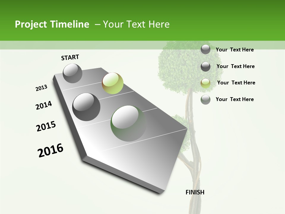 Crack Tree Of Life Nature PowerPoint Template