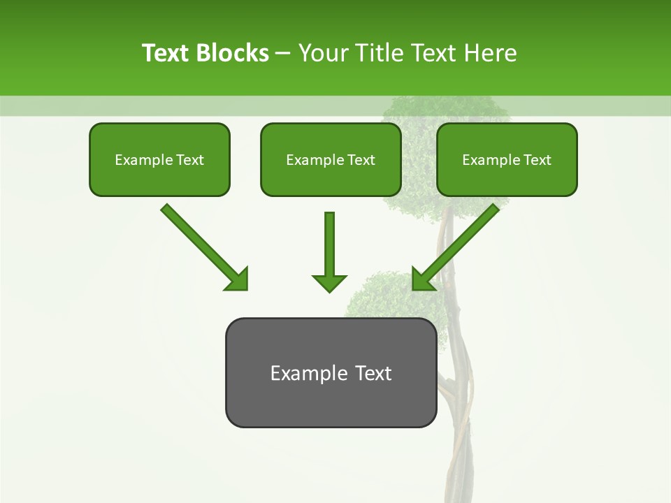 Crack Tree Of Life Nature PowerPoint Template
