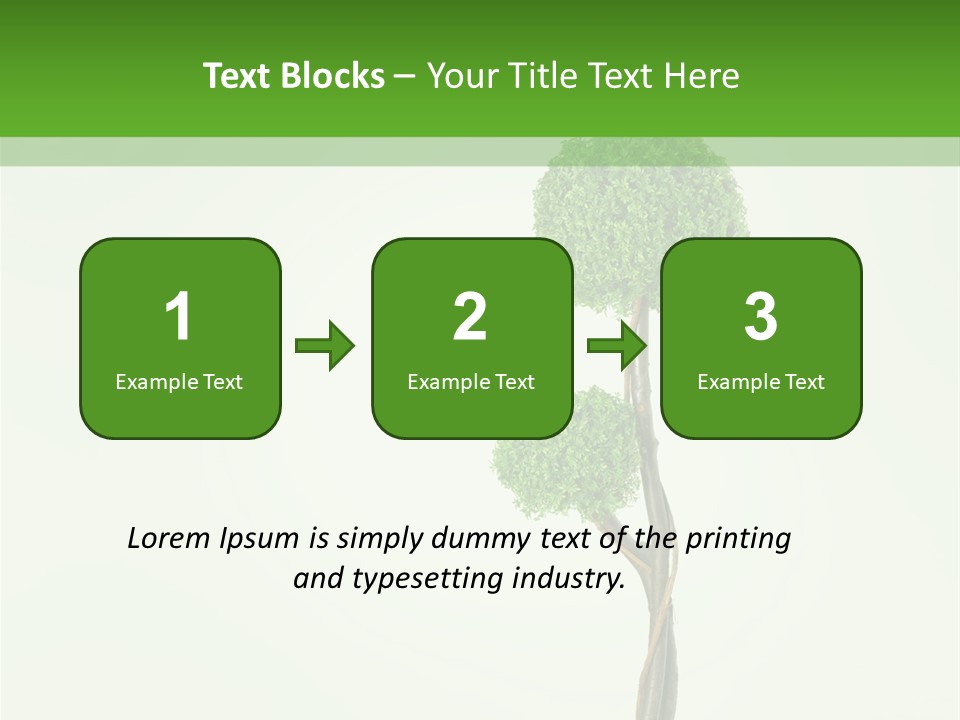 Crack Tree Of Life Nature PowerPoint Template