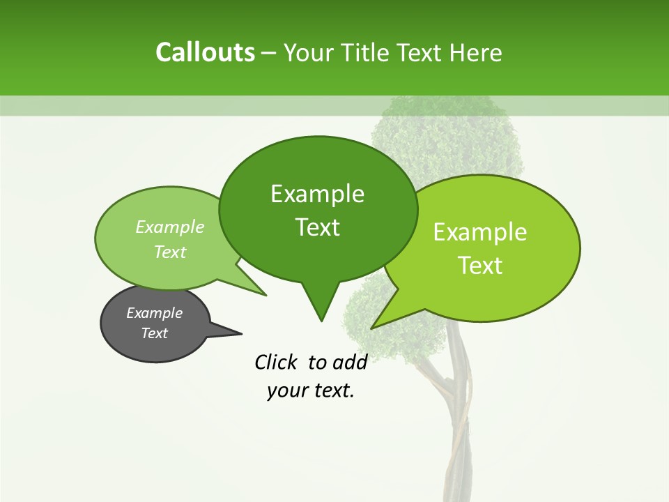 Crack Tree Of Life Nature PowerPoint Template